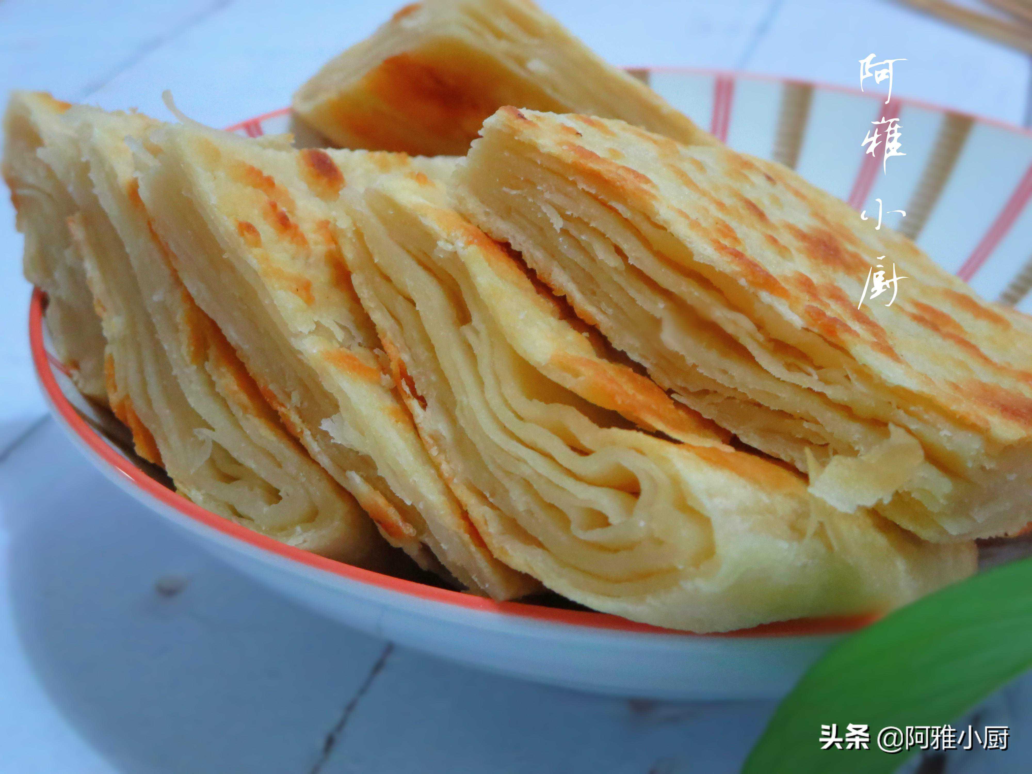 家常烙饼最简单的方法，保证层多又软又好吃，做法详细讲解