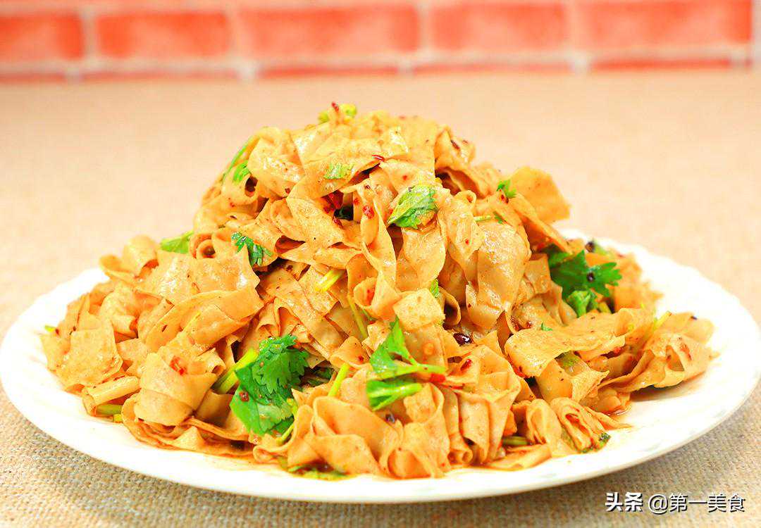只有河南人知道的人造肉，厨师长教你凉拌做法，香辣开胃又劲道