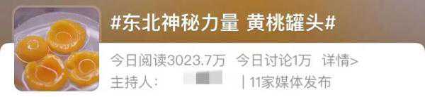 在东北，有种“药”叫黄桃罐头