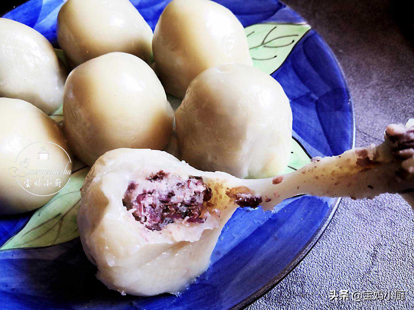 东北粘豆包，每年春节我都做，三个窍门掌握好，豆包光亮又筋道