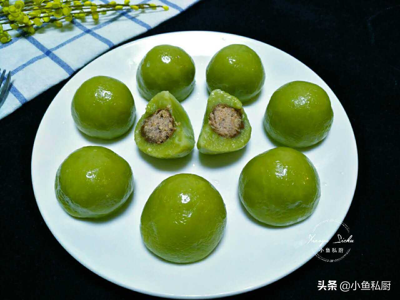 分享一个我用了20年的青团配方，照着做蒸好保证不会塌，一次成功