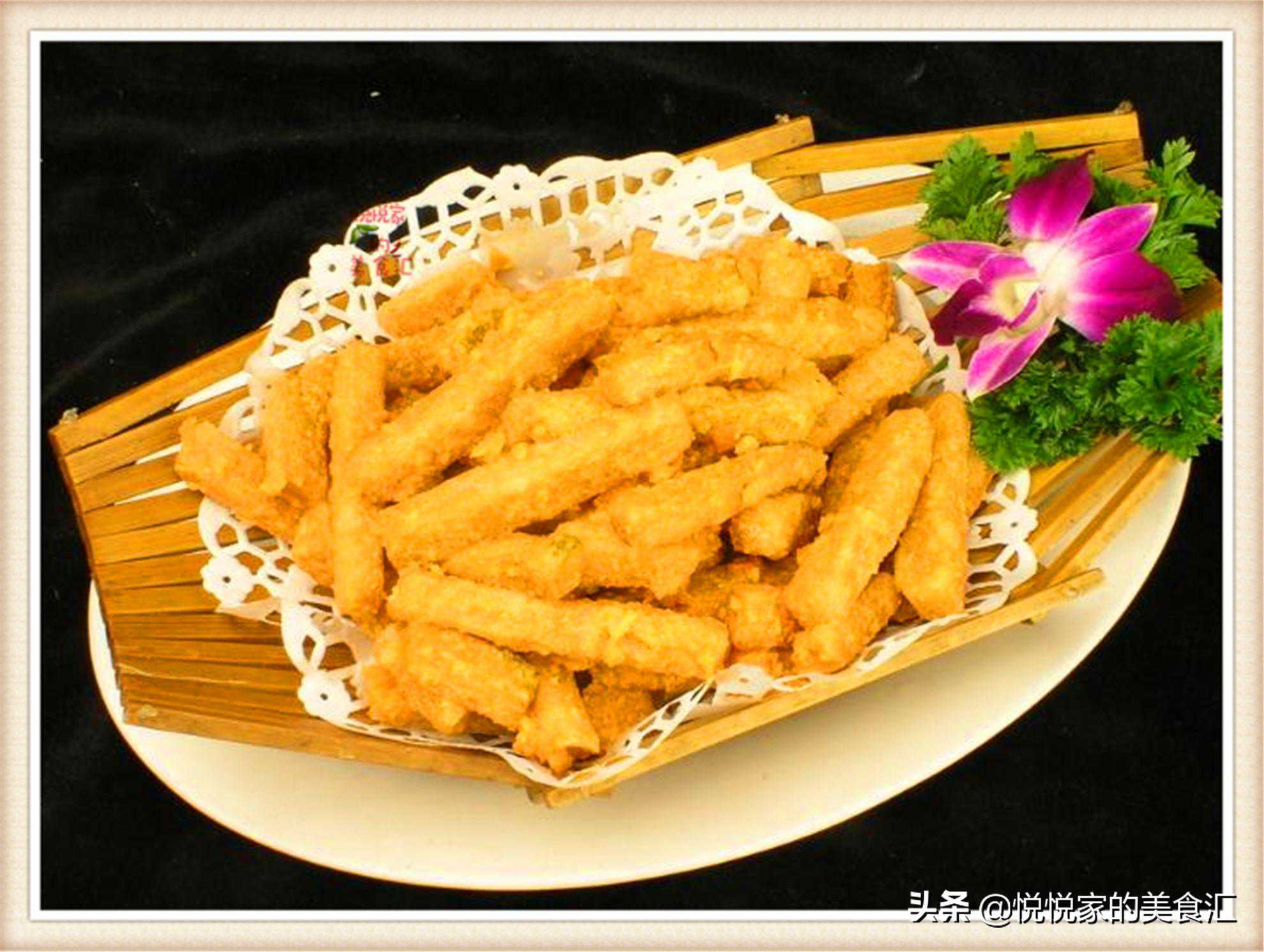 咸蛋南瓜别直接下锅炒，多加1步，咸香酥脆不易断，孩子最爱吃