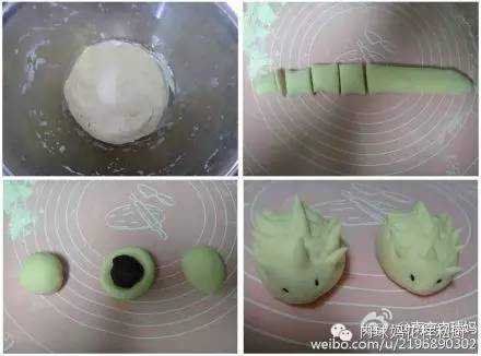 花样辅食：刺猬豆沙包（红豆沙抗便秘，绿豆沙治过敏)